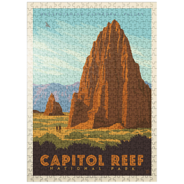 puzzleplate Capitol Reef National Park: Cathedral Valley 500 Jigsaw Puzzle