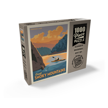 Great Smoky Mountains National Park: Fontana Lake 1000 Jigsaw Puzzle box view2