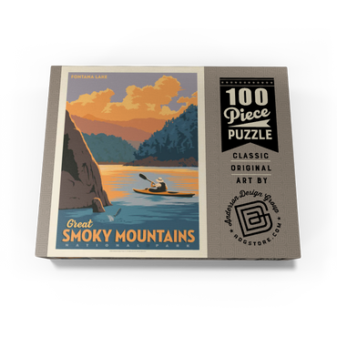 Great Smoky Mountains National Park: Fontana Lake 100 Jigsaw Puzzle box view3