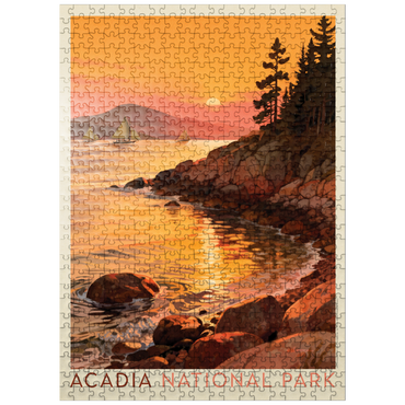 puzzleplate Acadia National Park: Daybreak 500 Jigsaw Puzzle