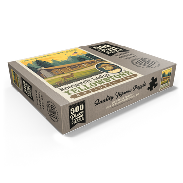 Yellowstone National Park: Roosevelt Lodge 500 Jigsaw Puzzle box view1