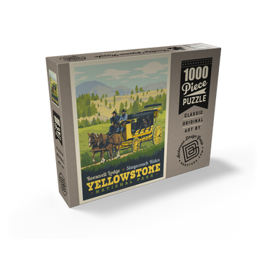 Yellowstone National Park: Stage Coach Adventure 1000 Jigsaw Puzzle box view2