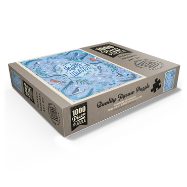 Happy Winter Songbirds Holiday Design 1000 Jigsaw Puzzle box view1