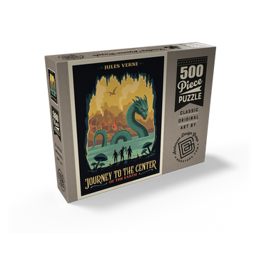 Journey To The Center Of The Earth: Jules Vern 500 Jigsaw Puzzle box view2