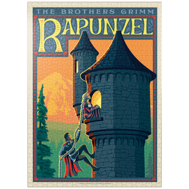 puzzleplate Rapunzel: Brothers Grimm 1000 Jigsaw Puzzle