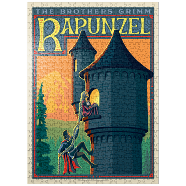 puzzleplate Rapunzel: Brothers Grimm 500 Jigsaw Puzzle