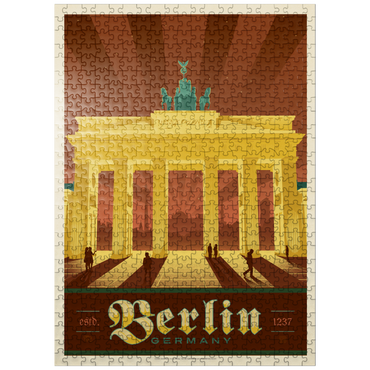 puzzleplate Germany: Berlin Brandenburg Gate 500 Jigsaw Puzzle