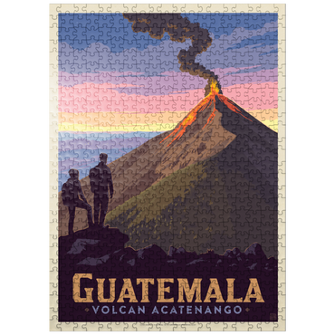 puzzleplate Guatemala: Volcan Acatenango 500 Jigsaw Puzzle