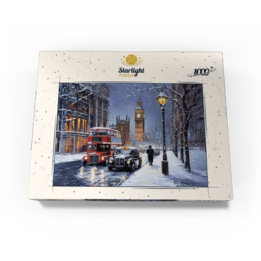 Big Ben London Snowy Night Street Scene 1000 Jigsaw Puzzle box view3