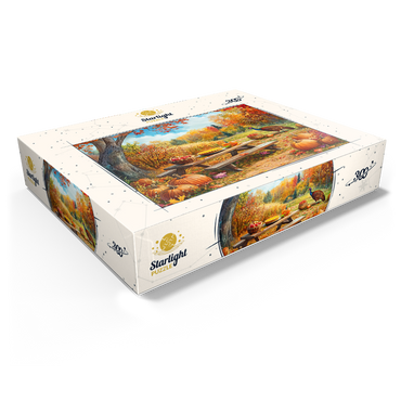 Autumn Harvest Picnic Table with Pumpkins 300 Jigsaw Puzzle box view1