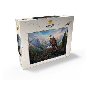 Majestic Bald Eagle Nest Mountain Wilderness 300 Jigsaw Puzzle box view2