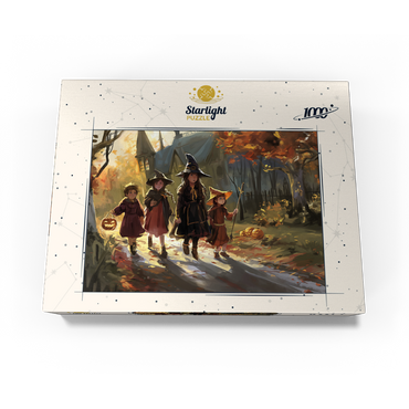 Haunted Village Halloween Trick or Treat Scene 1000 Jigsaw Puzzle box view3