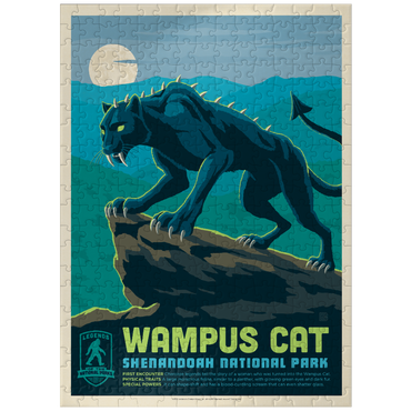puzzleplate Legends Of The National Parks: Shenandoah's Wampus Cat 300 Jigsaw Puzzle