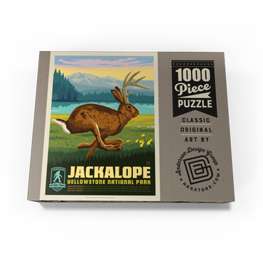 Legends Of The National Parks: Yellowstone's Jackalope 1000 Jigsaw Puzzle box view3