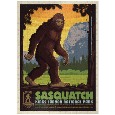 puzzleplate Legends Of The National Parks: Kings Canyon's Sasquatch 300 Jigsaw Puzzle