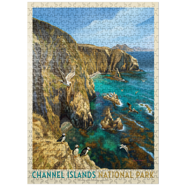 puzzleplate Channel Islands National Park: Birds Of A Feather 500 Jigsaw Puzzle