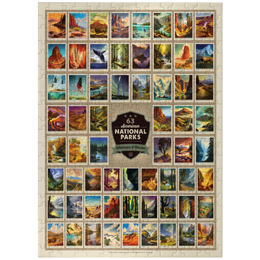 puzzleplate 63 Image National Park Print: by Arden von Haeger 300 Jigsaw Puzzle