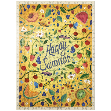 puzzleplate Happy Summer Fruit and Floral Garden 500 Jigsaw Puzzle
