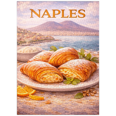 puzzleplate Naples Sfogliatella – Traditional Italian Pastry 1000 Jigsaw Puzzle