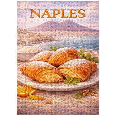 puzzleplate Naples Sfogliatella – Traditional Italian Pastry 500 Jigsaw Puzzle
