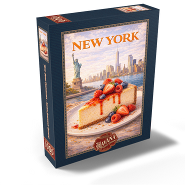 New York Cheesecake – Iconic American Dessert 1000 Jigsaw Puzzle box view2