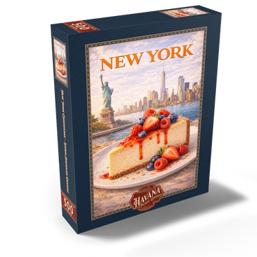 New York Cheesecake – Iconic American Dessert 500 Jigsaw Puzzle box view2