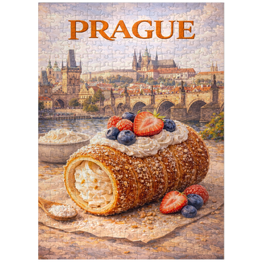 puzzleplate Prague Trdelník – Sweet Czech Street Pastry 300 Jigsaw Puzzle