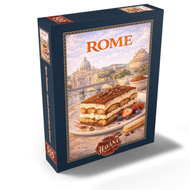 Rome Tiramisu – Classic Italian Coffee Dessert 500 Jigsaw Puzzle box view2