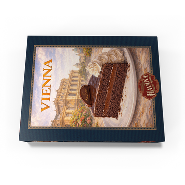 Vienna Sachertorte – Classic Austrian Chocolate Cake 1000 Jigsaw Puzzle box view3