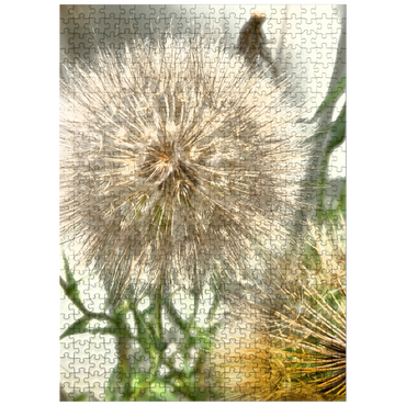 puzzleplate Dandelion Puffball 500 Jigsaw Puzzle