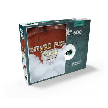 Blizzard Bucket Antique Cooler 500 Jigsaw Puzzle box view2