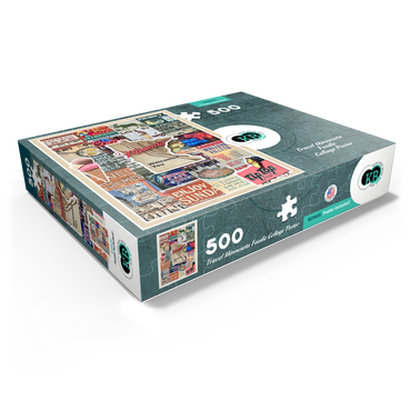 Travel Minnesota Poster, Foodie Collage 500 Jigsaw Puzzle box view1