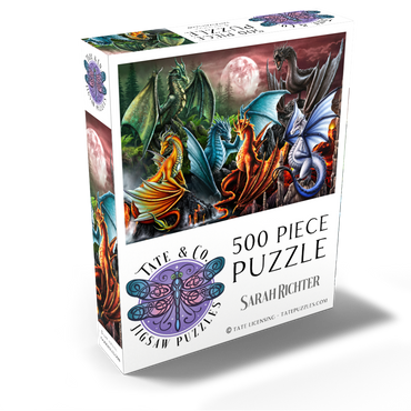 Dragon Moon Family - Sarah Richter 500 Jigsaw Puzzle box view2
