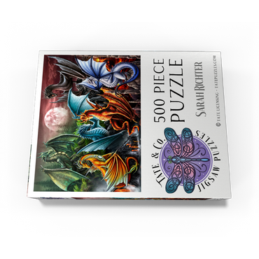 Dragon Moon Family - Sarah Richter 500 Jigsaw Puzzle box view3