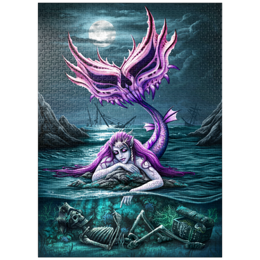 puzzleplate Davy Jones' Locker Mermaid - Sarah Richter 1000 Jigsaw Puzzle