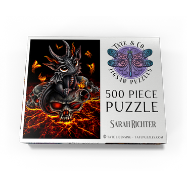 Descendant Of The Volcano Baby Dragon - Sarah Richter 500 Jigsaw Puzzle box view3