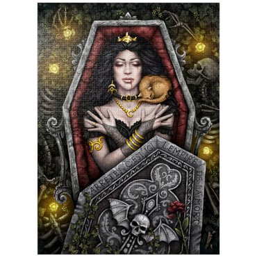 puzzleplate Empire of Death Vampire - Sarah Richter 1000 Jigsaw Puzzle