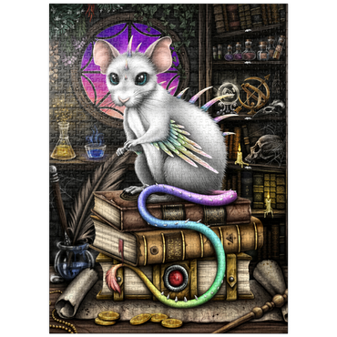 puzzleplate Magic Rats Spell Books- Sarah Richter 1000 Jigsaw Puzzle