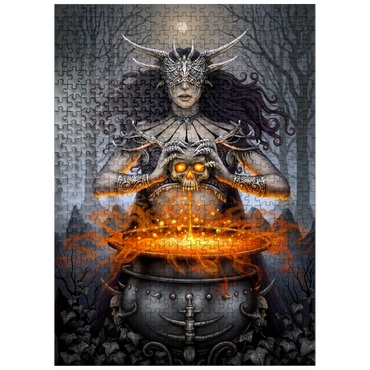 puzzleplate The Ritual Voodoo Skull - Sarah Richter 500 Jigsaw Puzzle