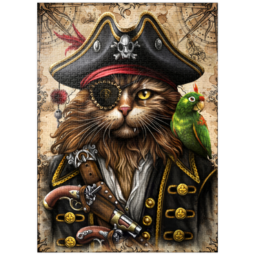 puzzleplate Catbeard Pirat - Sarah Richter 1000 Jigsaw Puzzle