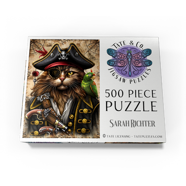Catbeard Pirat - Sarah Richter 500 Jigsaw Puzzle box view3