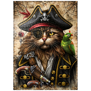 puzzleplate Catbeard Pirat - Sarah Richter 500 Jigsaw Puzzle