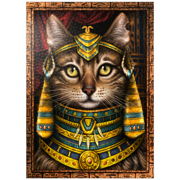puzzleplate Lady Cleocatra Egyptian Cat - Sarah Richter 1000 Jigsaw Puzzle