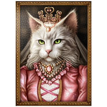 puzzleplate Purrincess Cat Princess - Sarah Richter 1000 Jigsaw Puzzle