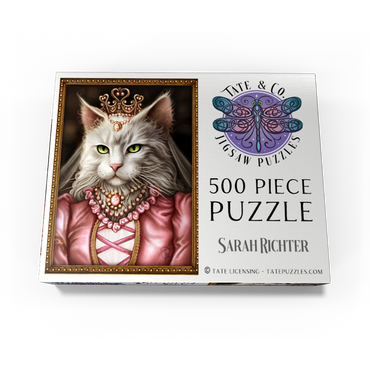 Purrincess Cat Princess - Sarah Richter 500 Jigsaw Puzzle box view3