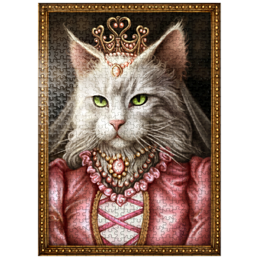 puzzleplate Purrincess Cat Princess - Sarah Richter 500 Jigsaw Puzzle