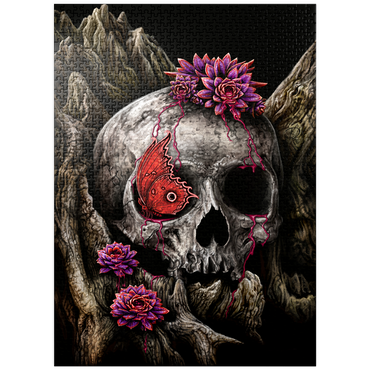 puzzleplate A Glance of Evanescence Skull - Sarah Richter 1000 Jigsaw Puzzle
