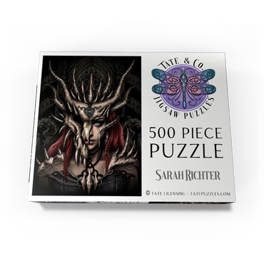 Dragon Mask Warrior Girl - Sarah Richter 500 Jigsaw Puzzle box view3