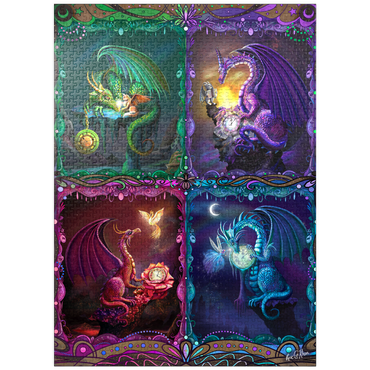 puzzleplate The Time Dragons - Rose Cat Khan 1000 Jigsaw Puzzle