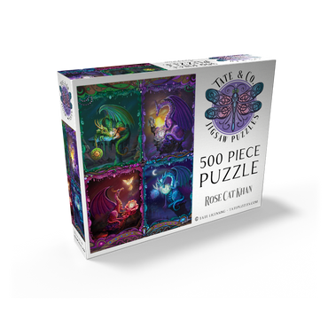 The Time Dragons - Rose Cat Khan 500 Jigsaw Puzzle box view2